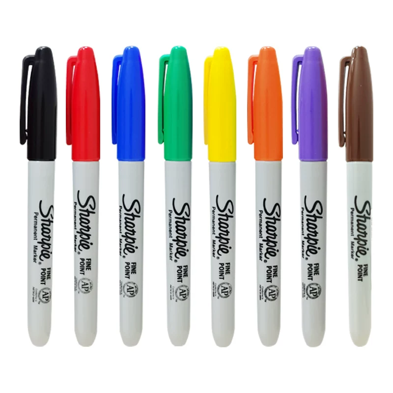 Американский маркер Sharpie, ручка Майк, масляная ручка, без пыли, коробка для лабораторной очистки против выцветания