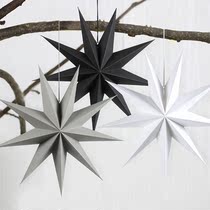 60cm nine-pointed star hanging decoration window kindergarten star decoration birthday party holiday room layout
