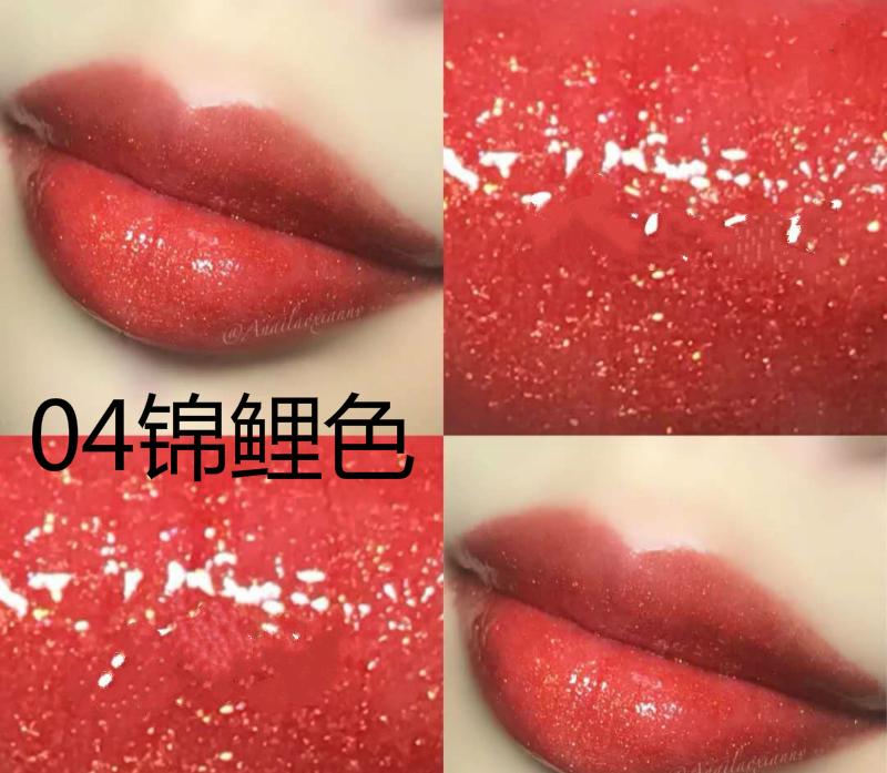晨 丽 颜 Chất liệu tự nhiên handmade son bóng son bóng Nhiều màu giữ ẩm và dễ tạo màu - Son bóng / Liquid Rouge son môi bóng	