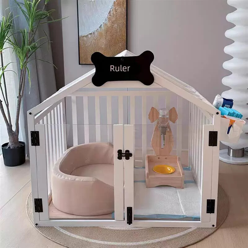 Dog House DIY Material Kit Pet Small House Frame Tent DIY Playhouse Handmade Assembly Pipe Detachable and Washable Simple Design
