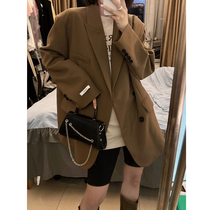 Small suit jacket womens 2022 spring and autumn new suit jacket casual small Korean version is popular this year with a sense of luxury