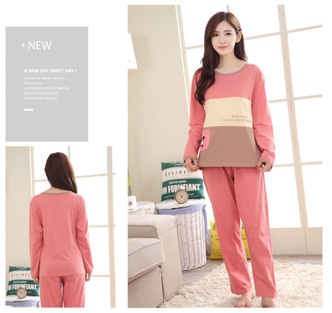 Mới mặc mùa xuân và mùa thu cotton phim hoạt hình anime cộng với kích thước cặp đồ ngủ dài tay cổ tròn nam và nữ phục vụ nhà phù hợp bộ đồ ngủ 2 dây