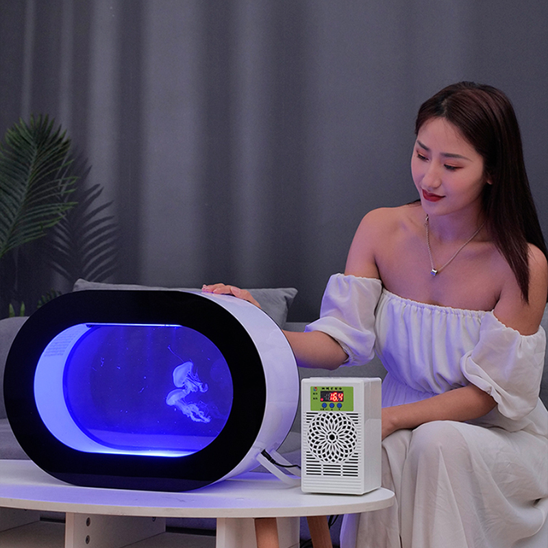 Desktop ornamental aquarium jellyfish tank jellyfish ecological tank jellyfish special cylinder small one-cylinder multi-purpose acrylic fish tank