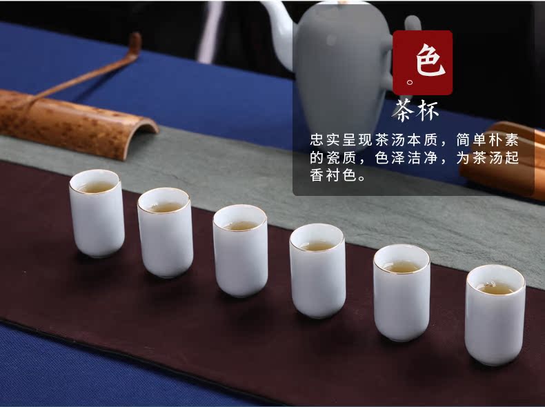 Jingdezhen ceramic fuels the high - grade wine suits for home 8 suit hip flask glass antique Chinese wine