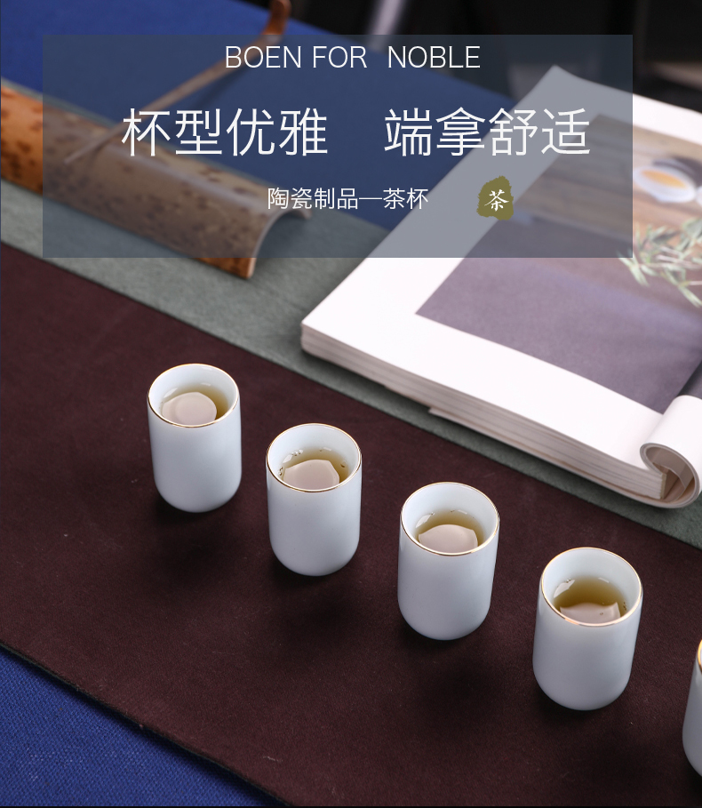 Jingdezhen ceramic fuels the high - grade wine suits for home 8 suit hip flask glass antique Chinese wine