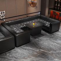 Internet celebrity bar music bar western food cafe table and chair combination barbecue club bistro KTV deck sofa