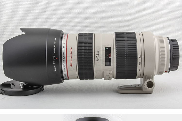 Canon EF 70-200mm f 2.8L USM ống kính 70-200 F2.8 nhỏ màu trắng tele SLR lens góc rộng sony