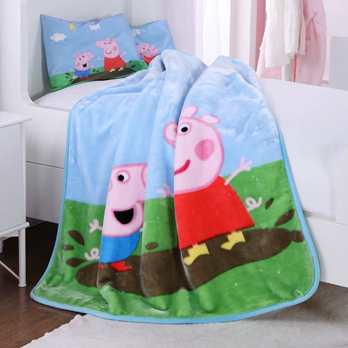 小猪佩奇 Детское одеяло, детская мультяшная подарочная коробка для детского сада