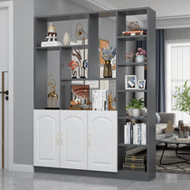 Partialiste de la salle de réunion minimaliste dans la famille-en interne Cupboard Shoes Cabinet Integrated Bifacial Room Cabinet Shelve Small Family Wine Cabinet