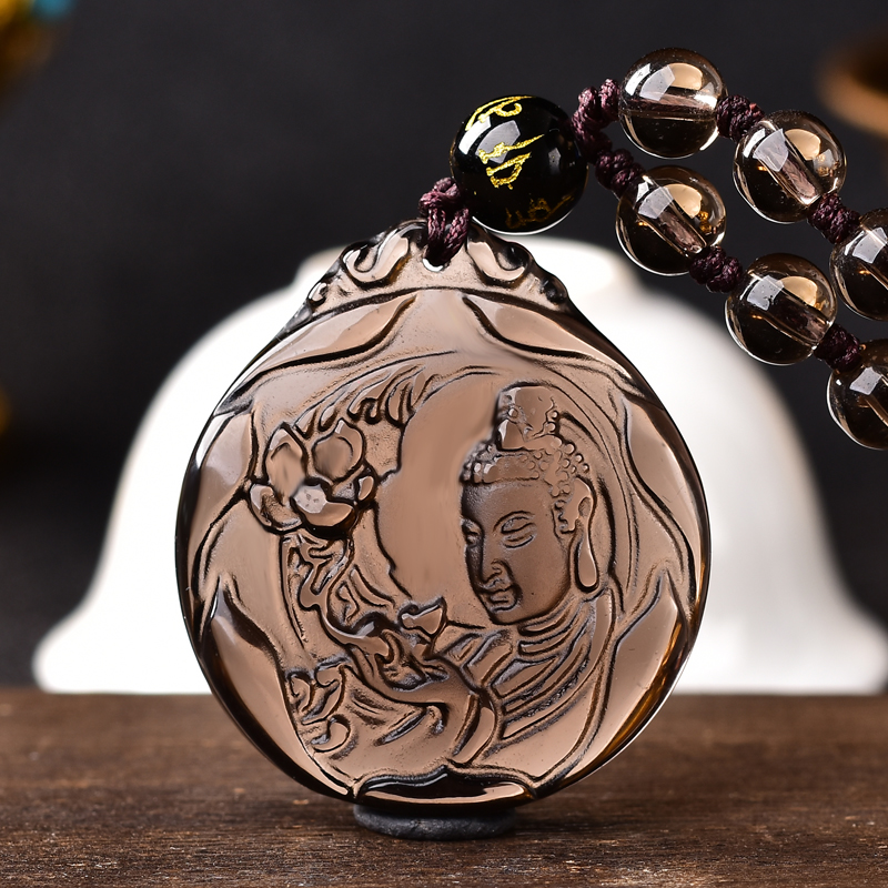 2021 Zodiac sign genus Ma Xiang Anlingge Vulcan Suixi Obsidian pendant Male and female Tai Sui