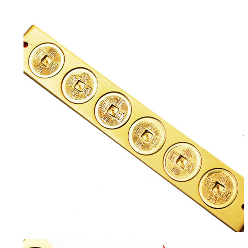 Copper six emperors Feng shui ruler threshold Six emperors money Copper ruler Ten emperors Five emperors Copper money