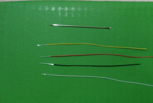 Ultra-fine wire Teflon wire High temperature silver plated wire Single core wire Polytetrafluoroethylene single strand wire Outer diameter 0 3mm