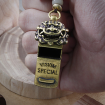 National Tide China Wind Tang Lions Whistleblowing brass whistle Non-nuclear High Decibel Football Basketball Game Referee Special Whistle