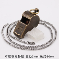 Без надписей] деревянный ядро ​​ретро -свисток + защита зубов + цепное кольцо