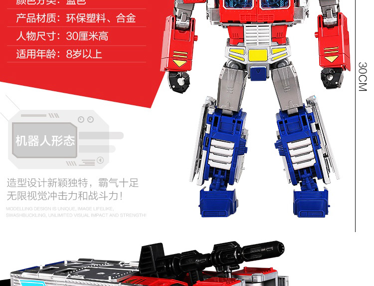 Black Mamba Deformation Toy King Kong 4 Alloy Edition Battlefield Commander 1G Animation Optimus O-cột với khoang xe mô hình - Gundam / Mech Model / Robot / Transformers mô hình robot gundam