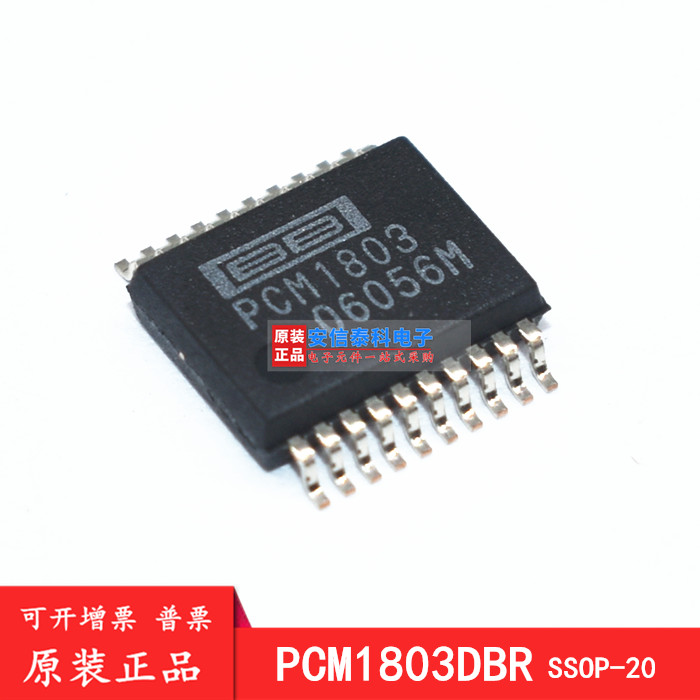 New PCM1803DBR PCM1803 SSOP-20 Single-end Analog Input 24 bit Converter Chip