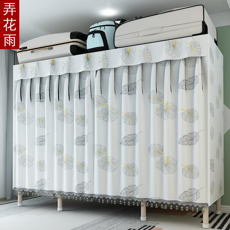 Simple cloth wardrobe modern minimalist home bedroom plus coarse steel tube assembled cupboard rental room with containing hanging closet