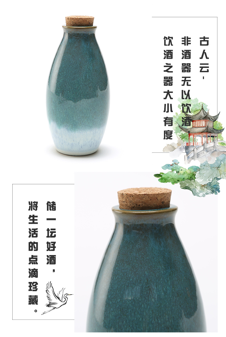 The ancient garden 7 two ceramic small bottle earthenware jar expressions using greengage wine bottle household hip flask antique bottles