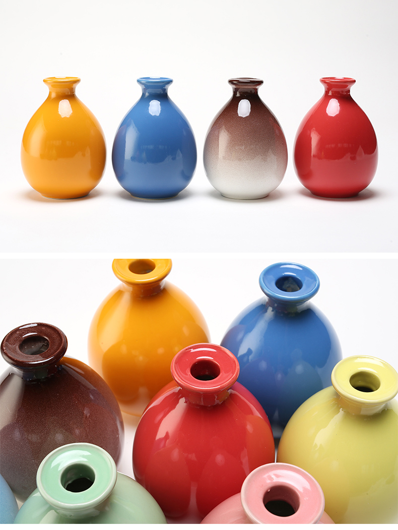 The Empty live happy character ceramic bottle gift wine jar tavern decorative home antique little hip 1 6 jins