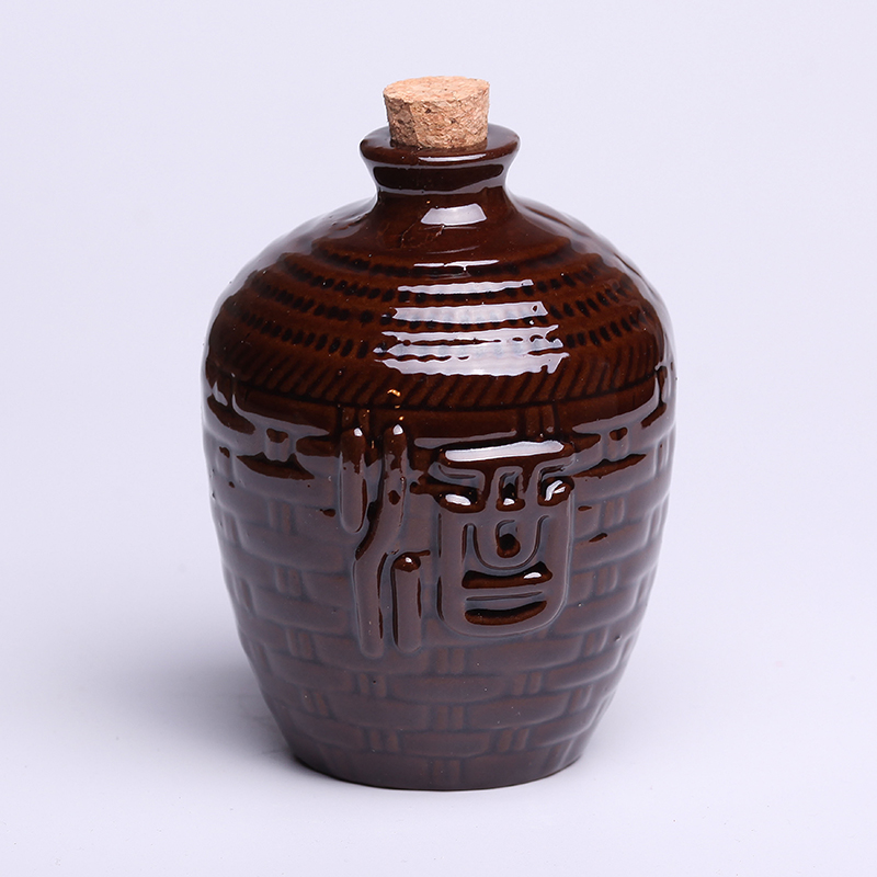 An empty bottle package mail combination 1 catty 500 ml earthenware mercifully wine liquor wine ceramic covers small wine jars