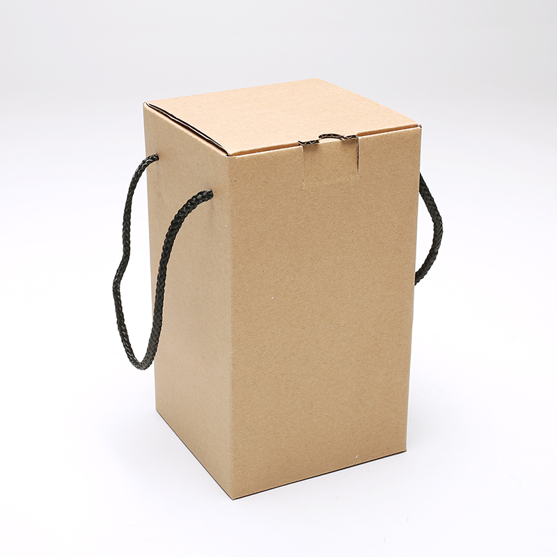 The ancient garden ceramic bottle with parts 2 jins 3 kg bottle jars with hand carry cardboard wine box packaging kraft paper box