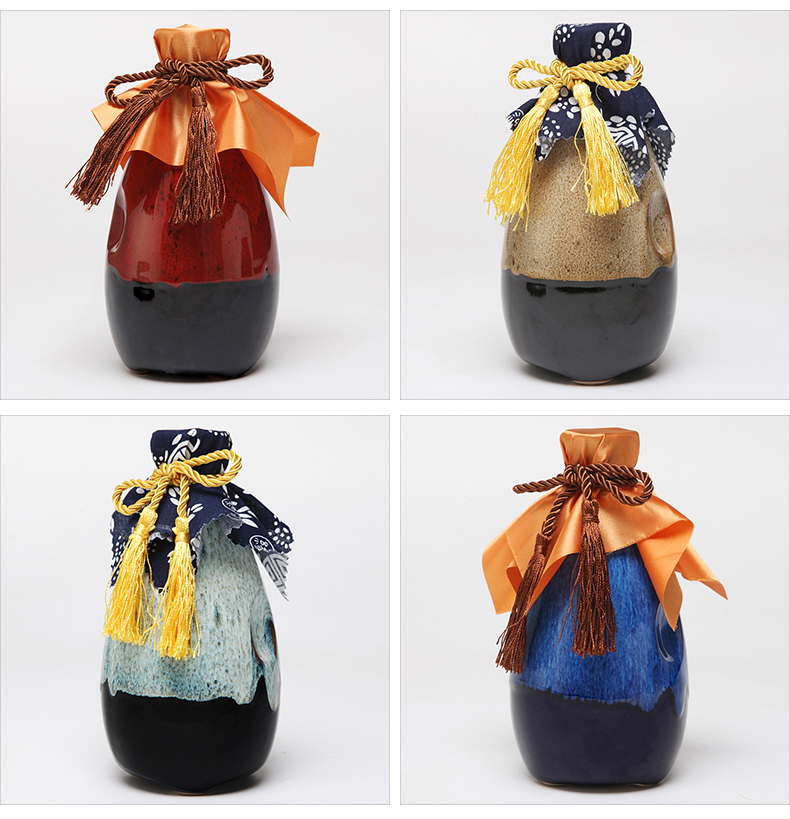 An empty bottle package mail combination 1 catty 500 ml earthenware mercifully wine liquor wine ceramic covers small wine jars