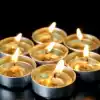 Darent 4 hours 100 Hardcover Ghee Lamp Smokeless Ghee Candle Buddhist Lamp 2 boxes