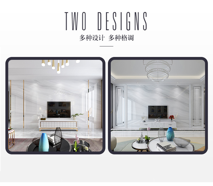 tivi 75 inch giá rẻ TV nền tường giả đá cẩm thạch 3d phòng khách hiện đại tối giản gói La Mã gói trang trí viền vi tinh thể đá - TV tivi casper 43fg5000