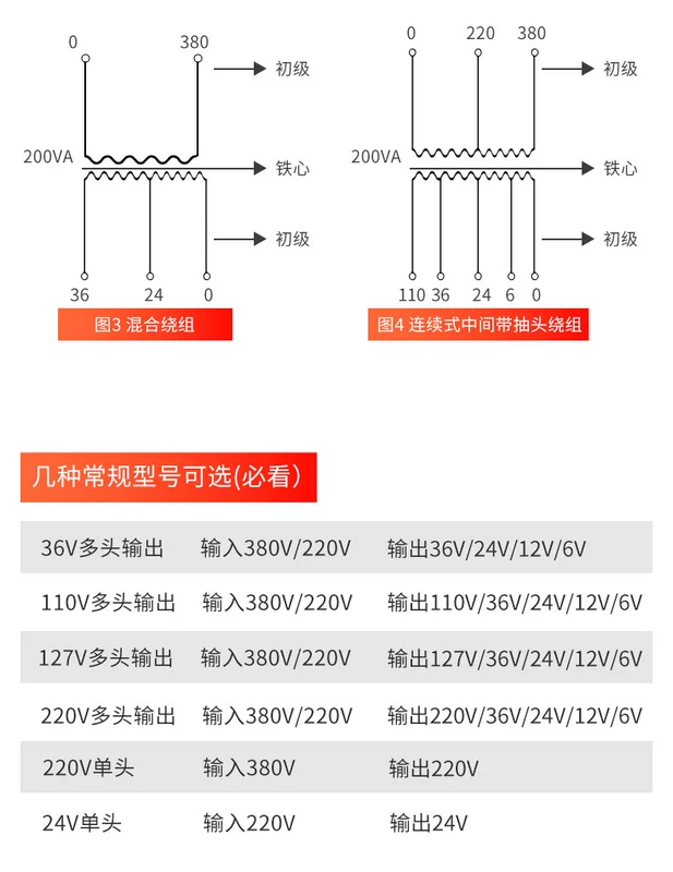 máy biến áp khô Máy biến áp điều khiển nhỏ Delixi BK-50VA 50W 380V 220V đến 36V 24V 12V6V công thức của máy biến áp máy biến áp