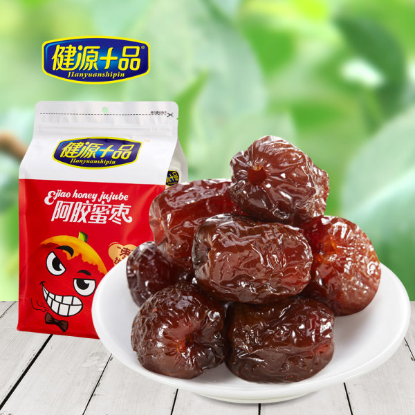 健源十品 阿胶蜜枣 500g 优惠券折￥9.9包邮（￥12.9-3）