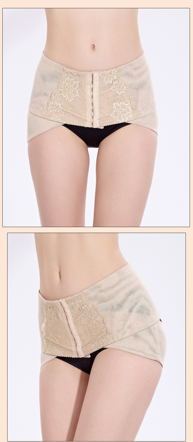 Bộ sưu tập nhân tạo sửa chữa đai chậu thắt lưng bụng định hình hông sau sinh corset đôi kim cương xương chậu điều chỉnh nghiêng về phía trước - Đai giảm béo quần lót nữ lưng bản cao cấp