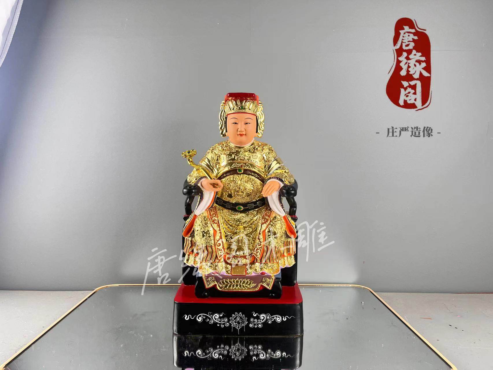 石仏 石像 媽祖 海神聖母 供養 祈福禅意 客間 玄関 卓上 装飾品 工?品