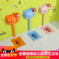 Squatting Pan Kindergarten Ceramic Squat Toilet Children Colored Urinal children Cartoon Squat Pit with bends and odor