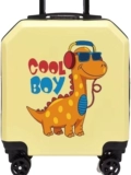 Чемодан, мультяшная универсальная коробка подходит для мужчин и женщин, 18 дюймов