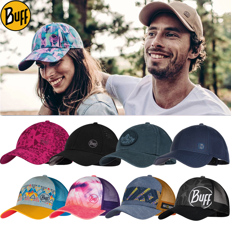 Spain Buff men's and women's baseball caps fashion casual truck cap Hiking cap Visor breathable sweat-absorbing cap