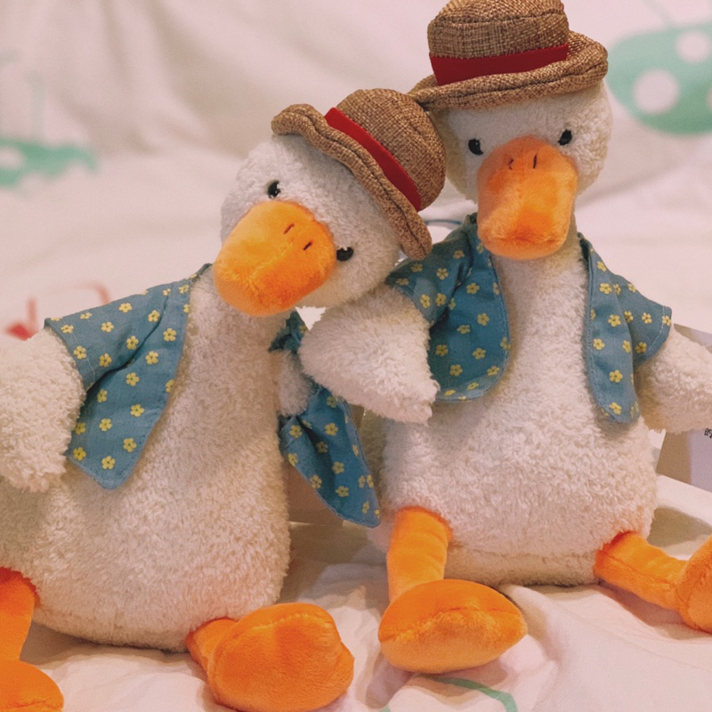 Cute and Funny Duck Plush Toy, Genuine Stuffed Animal, Prank Duck, Cuddly Sleeping Companion
