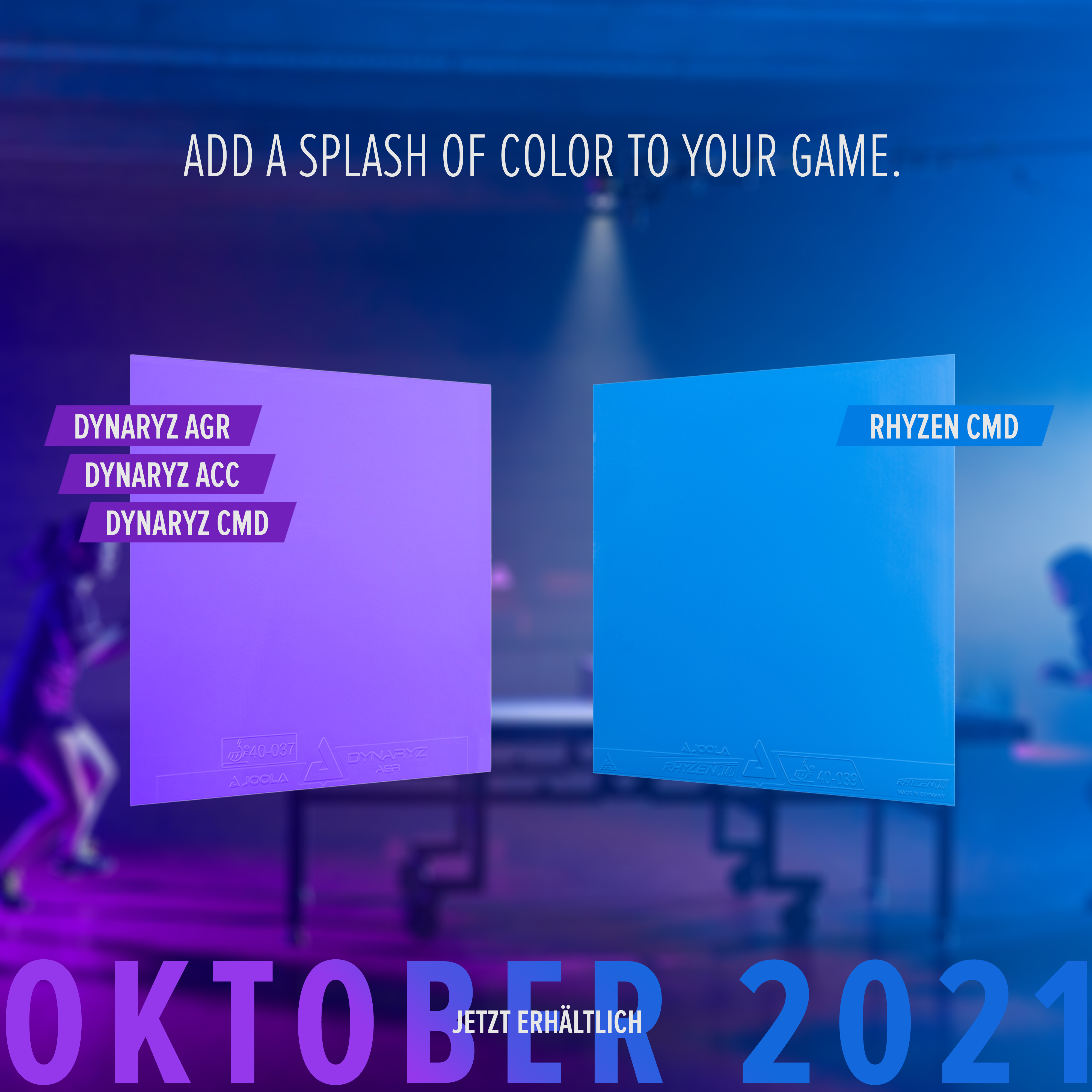 The Big Talk JOOLA Urayulah Colour Gel Royalla ACC AGR Real Chauer CMD Table Tennis Anti-gum Gum