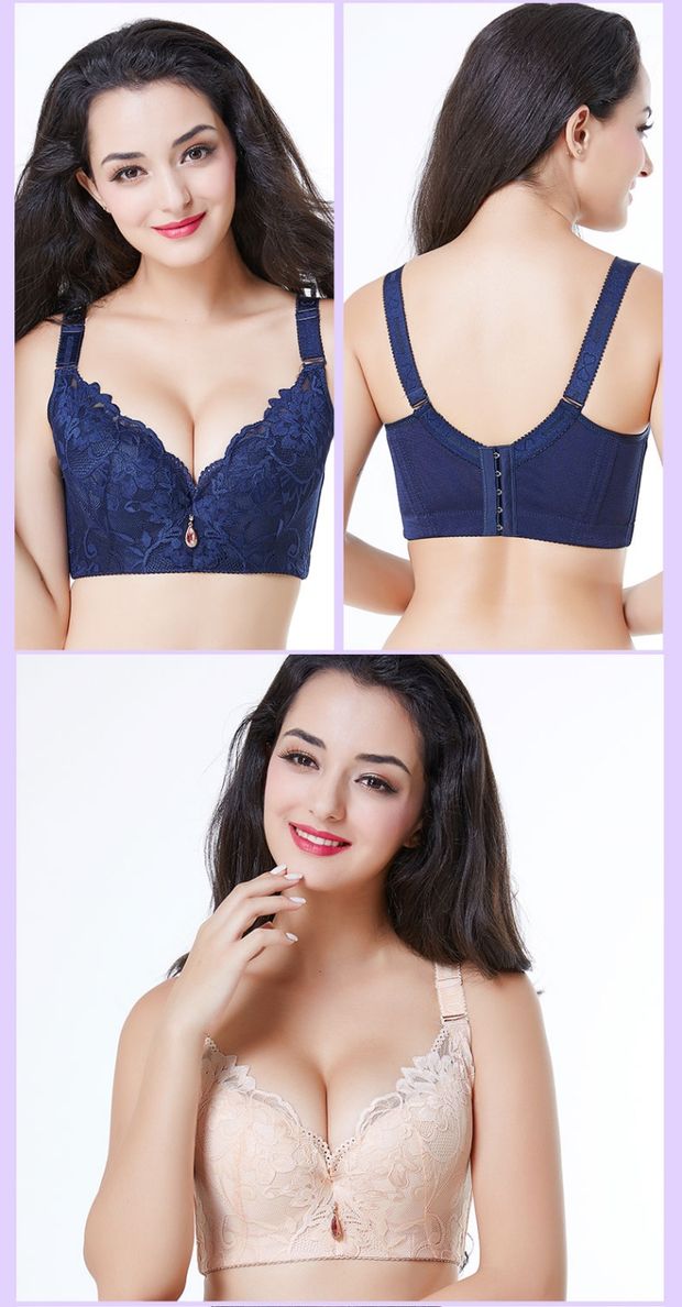 Ngực lớn cho thấy kích thước nhỏ với vòng thép và phân bón tăng bra bra MM200 kg thu thập điều chỉnh loại đồ lót D áo ngực bầu