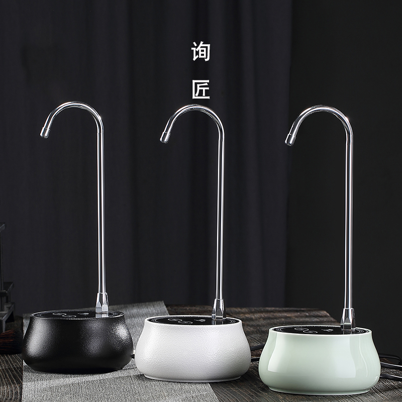 Ceramic touch barreled water Pumping machine Home pumps Intelligent water feeder Electric water outlet Boiling Tea Burning Water Pot