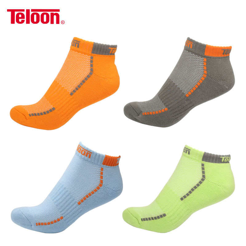 Teloon Tianlong tennis socks Cotton socks thickened breathable comfortable badminton socks Sports leisure socks