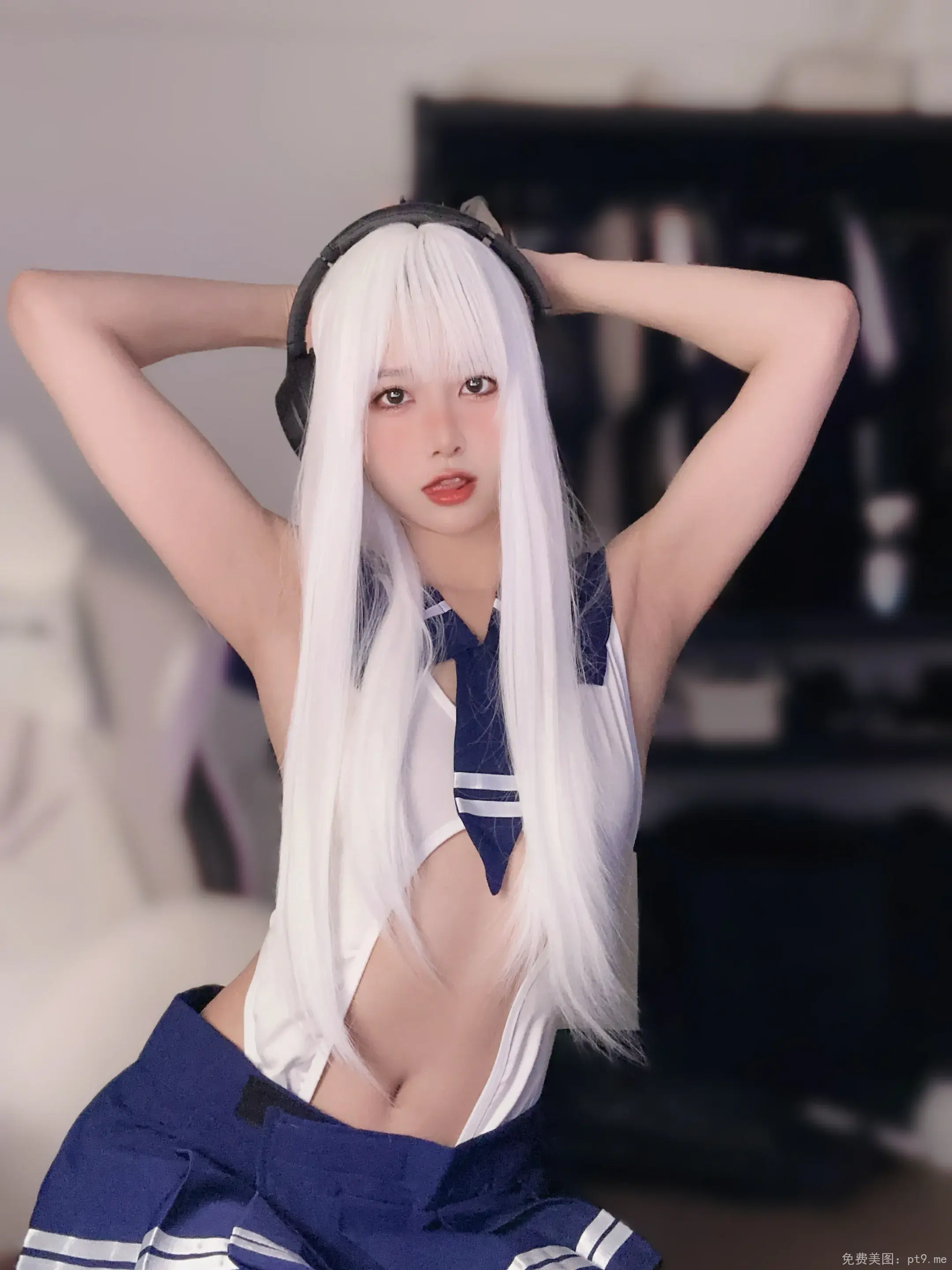 布丁大法 – 白毛女友 [27P]-品图吧