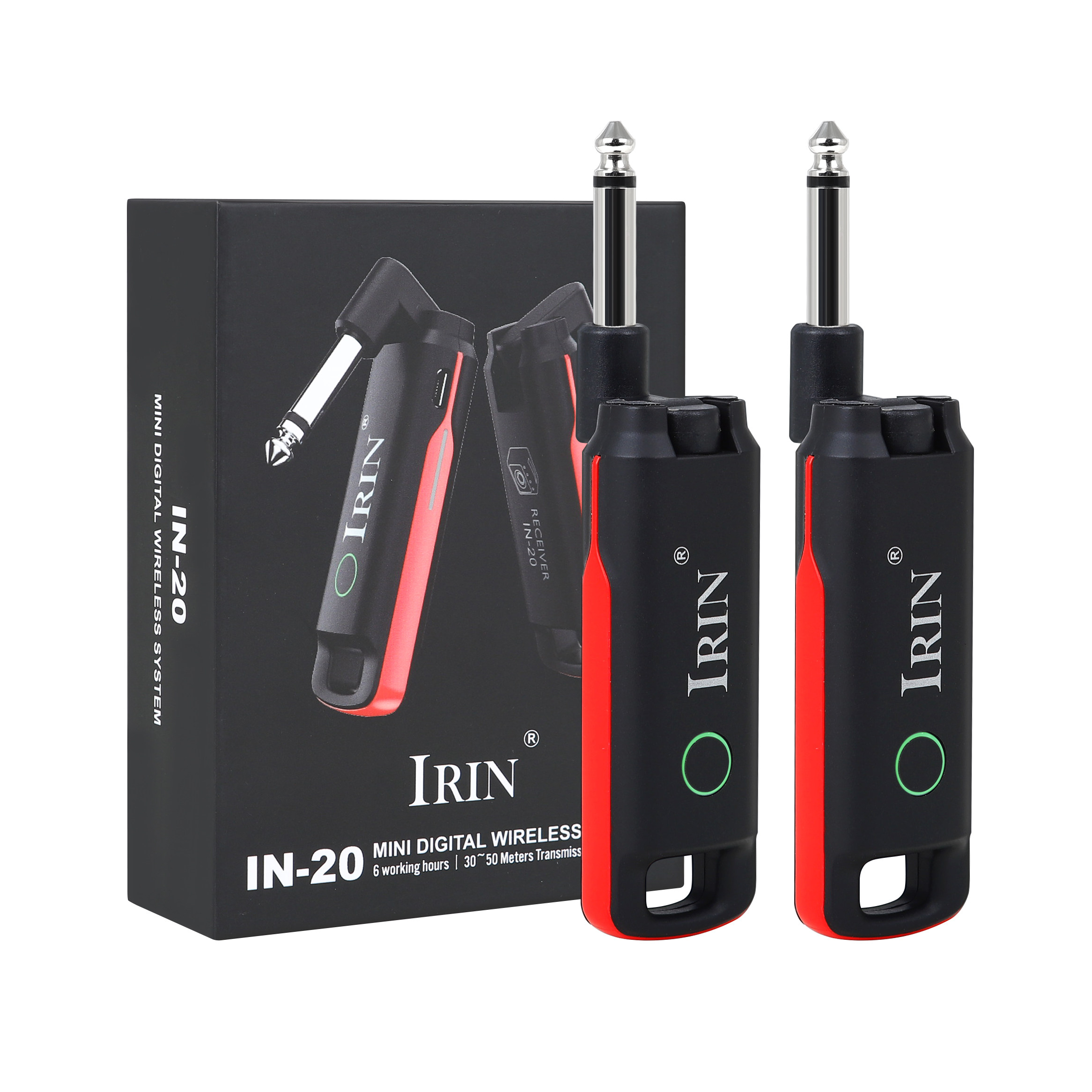 IRIN IN-20 Guitar Audio Wireless Transmitter Receiver Electric Wind Instrument Sound Bluetooth Connection System