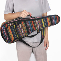 21-inch 23-inch ethnic style ukulele backpack with cotton bag