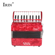 IRIN 22-key 8-bass keyboard accordion 8-bass BS Professional beginner small accordion Three colors available