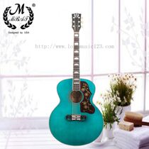 Meibet 42 inch folk rounded acoustic guitar professional performance primary teaching practice Maple material 20 pieces