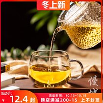 Slow city thickened high temperature resistant water Cup household glass Cup mens and womens office large mug with tea cup