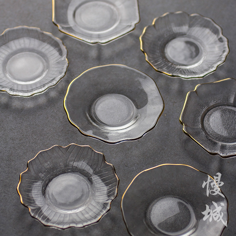 Slow City Day Style Glass Cups Cushion Heat Insulation Mat Creative Tea Mat Kongfu Tea Accessories Pure Handmade Cup