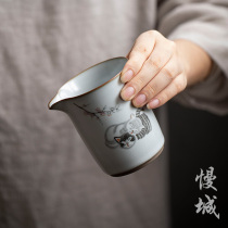 Ru kilo fair cup tea sea open sheet cat utiliti tea with large number of tea-ware uniform cup home pour-tea-ware ceramic public cup