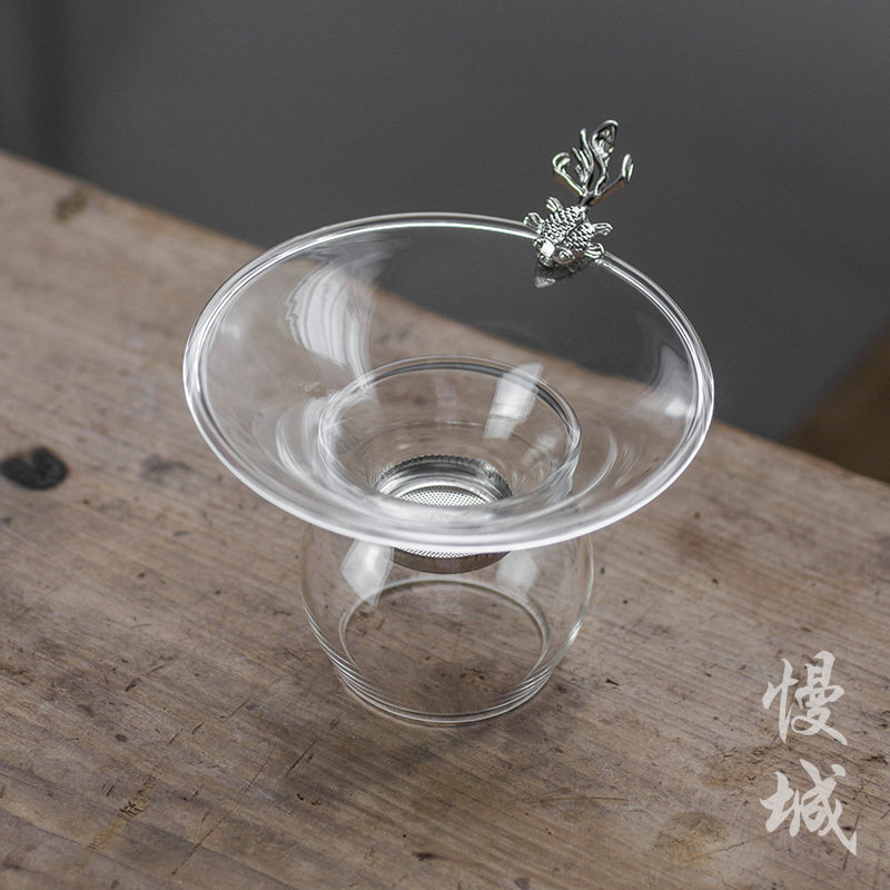 Glass Goldfish Tea Leak Filter Tea Ware Creative Home Filter Tea Filter Personality Tea Filter Util Tea Accessories Tea Accessories