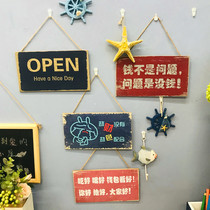 ins Nordic simple style creative fun wall decoration bedroom industrial room door decoration